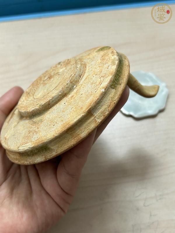 古玩陶瓷洪州窯蛇柄燈真品鑒賞圖