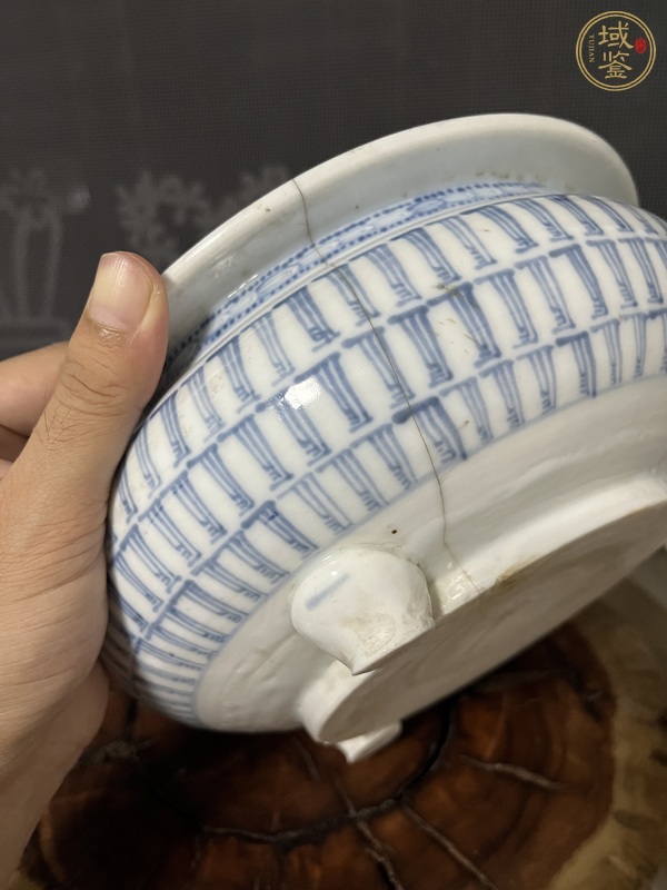 古玩陶瓷德化白瓷壽字爐真品鑒賞圖