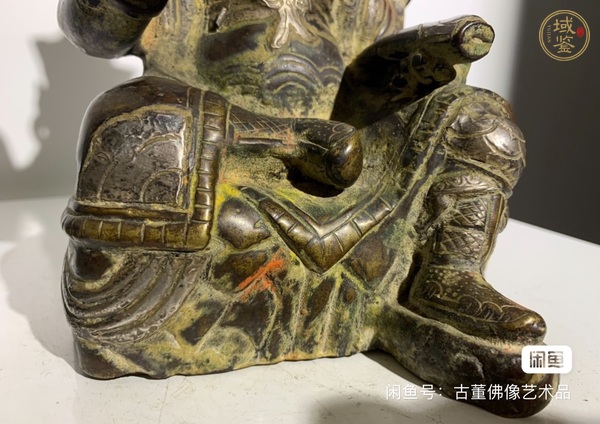 古玩銅器財神天王真品鑒賞圖