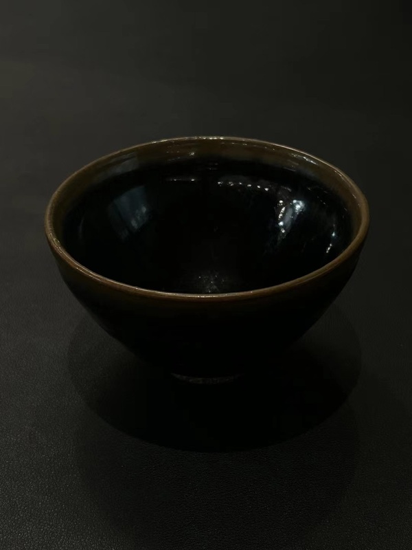 古玩陶瓷宋代黑釉茶盞拍賣(mài)，當(dāng)前價(jià)格19999元