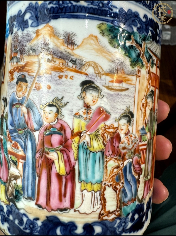 古玩陶瓷廣彩杯真品鑒賞圖