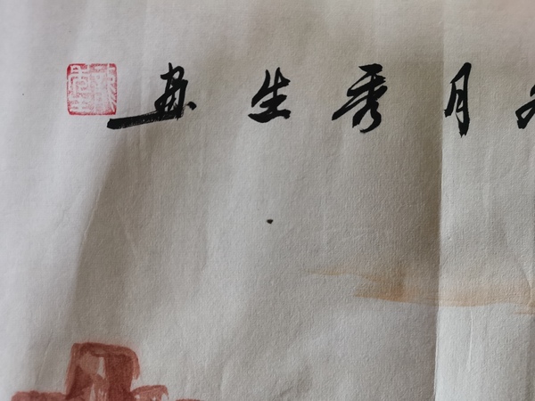 古玩字畫廣西美協(xié)山水畫家龍秀生山水拍賣，當(dāng)前價格699元