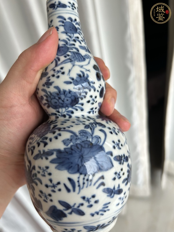 古玩陶瓷光緒青花葫蘆瓶真品鑒賞圖