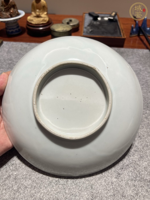 古玩陶瓷龍紋盤真品鑒賞圖