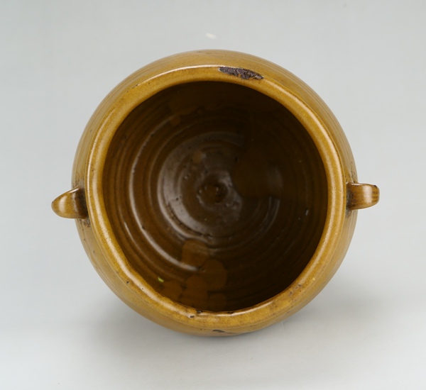 古玩陶瓷明代.茶葉末釉雙系罐(1368年-1644年)拍賣,當前價格1980元