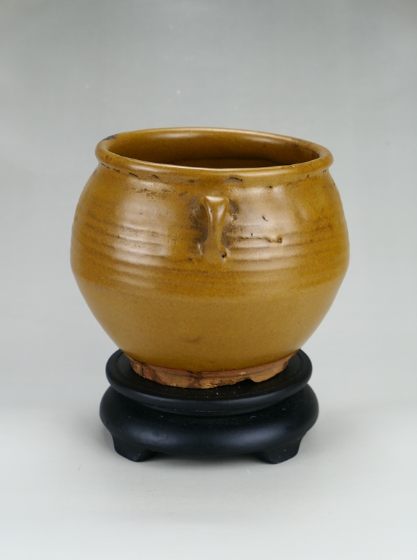 古玩陶瓷明代.茶葉末釉雙系罐(1368年-1644年)拍賣,當前價格1980元