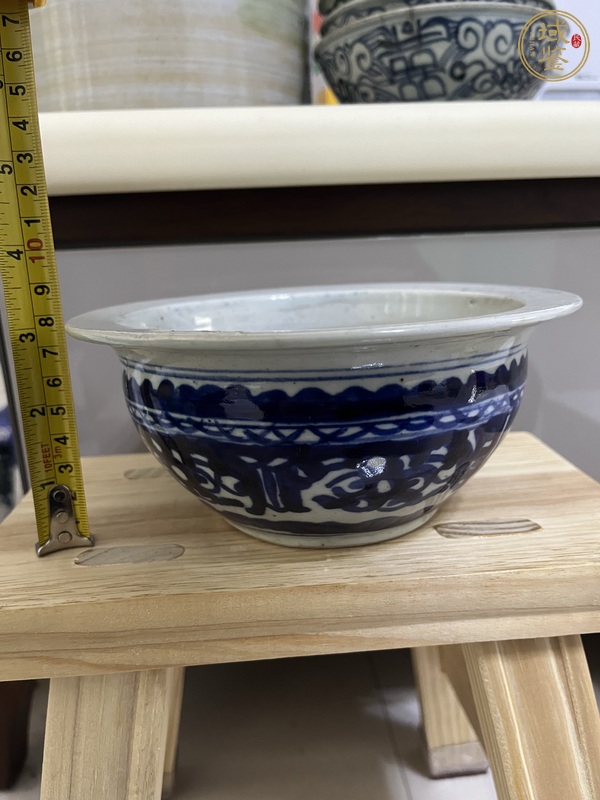 古玩陶瓷龍紋青花香爐真品鑒賞圖