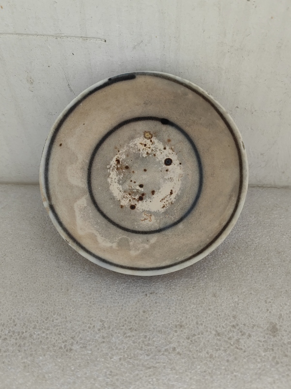 古玩陶瓷青花線條紋茶碗拍賣,當(dāng)前價(jià)格398元
