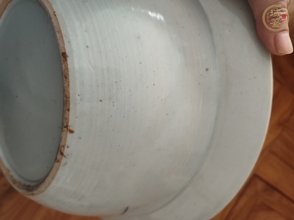 古玩陶瓷纏枝蓮凈手盆真品鑒賞圖