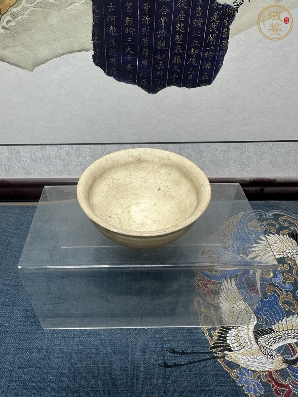 古玩陶瓷白釉盞真品鑒賞圖