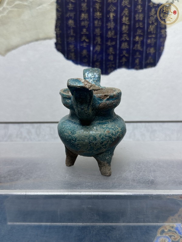 古玩陶瓷琺華彩香爐真品鑒賞圖