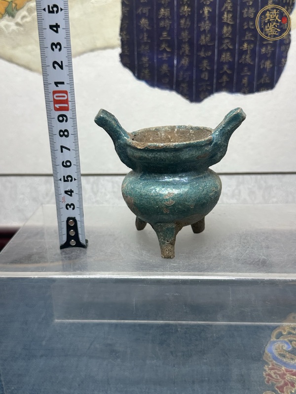 古玩陶瓷琺華彩香爐真品鑒賞圖