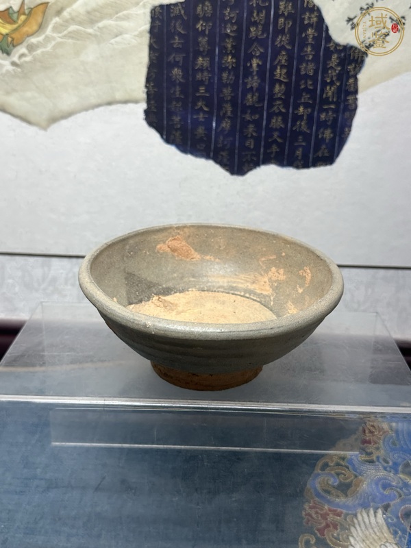 古玩陶瓷澀圈圈足疊燒工藝碗真品鑒賞圖