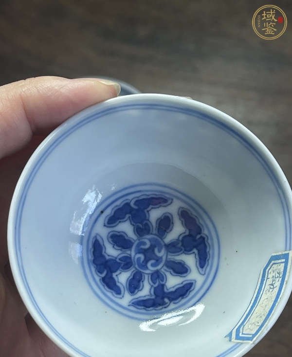 古玩陶瓷青花杯真品鑒賞圖