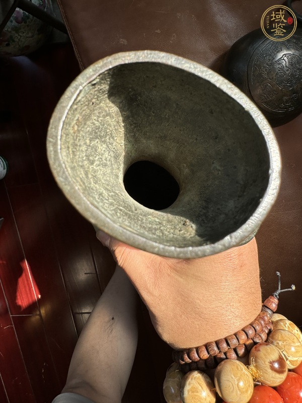 古玩銅器銅瓶一對真品鑒賞圖