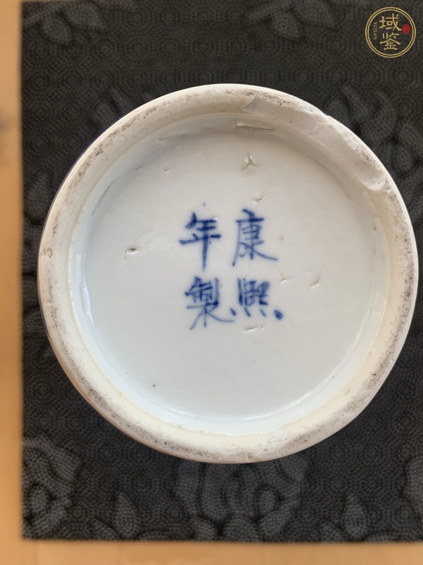 古玩陶瓷福祿壽青花瓶真品鑒賞圖