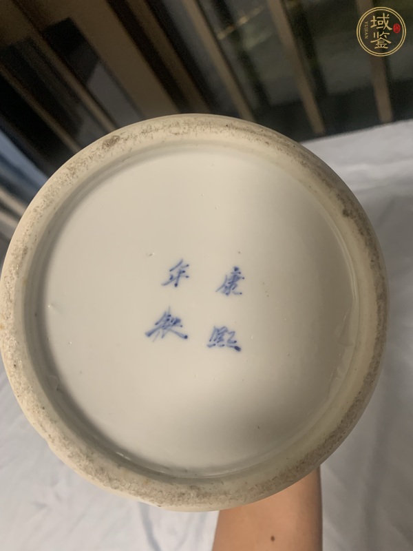 古玩陶瓷青花花觚真品鑒賞圖