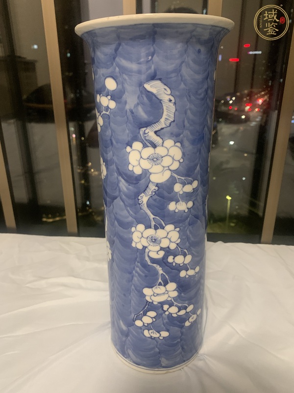 古玩陶瓷青花花觚真品鑒賞圖