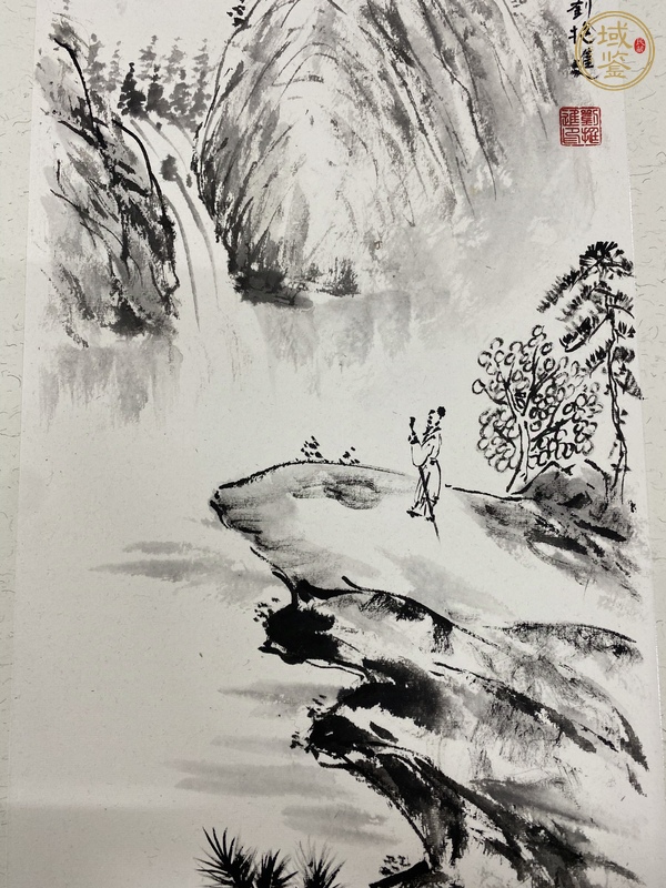 古玩字畫春夏秋冬山水四屏真品鑒賞圖