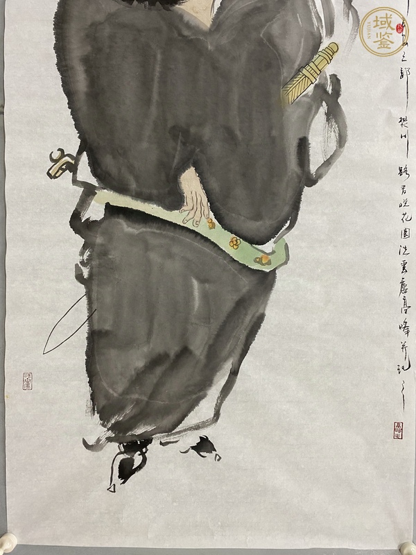 古玩字畫招蝠圖真品鑒賞圖