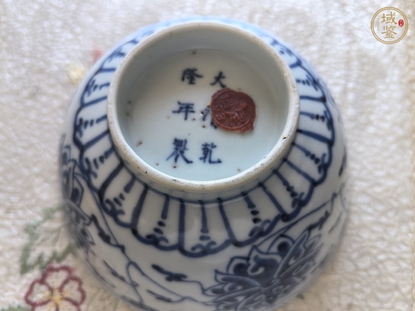 古玩陶瓷青花碗真品鑒賞圖