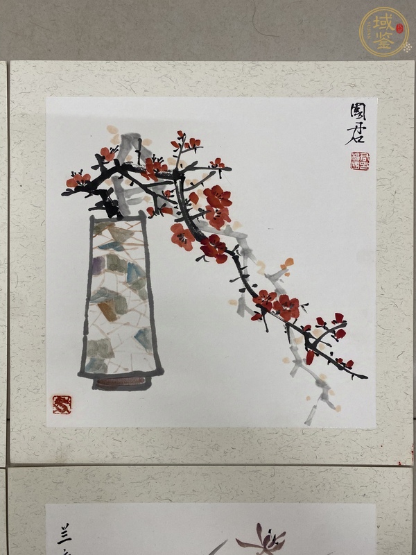 古玩字畫梅蘭竹菊真品鑒賞圖