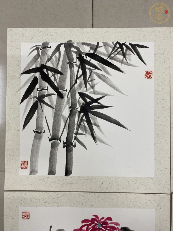 古玩字畫梅蘭竹菊真品鑒賞圖