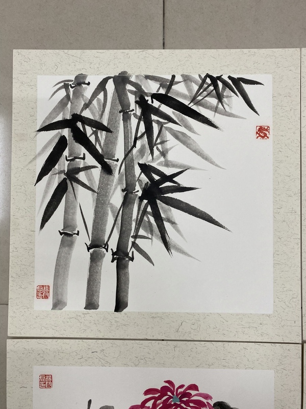 古玩字畫中國書畫家協會會員,國家一級畫師精品卡紙套畫梅蘭竹菊收藏結緣拍賣,當前價格699元