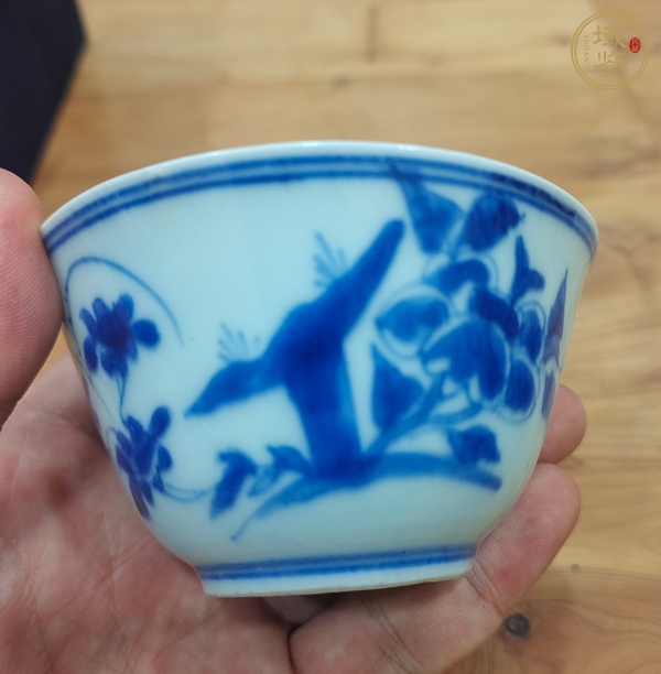 古玩陶瓷青花杯真品鑒賞圖