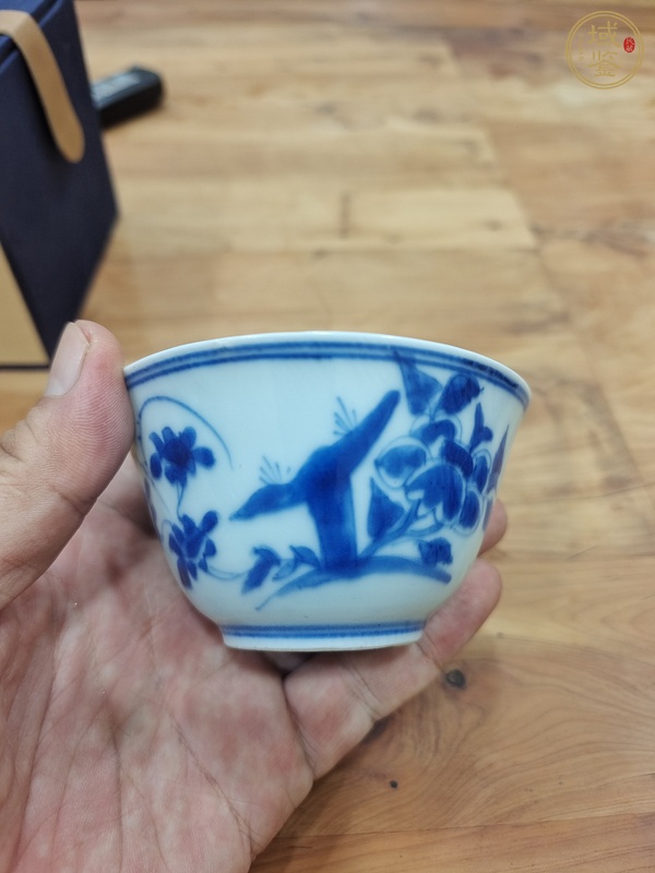 古玩陶瓷青花杯真品鑒賞圖