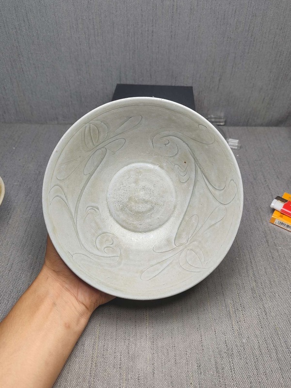 古玩陶瓷（精品）金村窯青瓷刻花大碗（收藏極館藏）拍賣，當前價格2888元