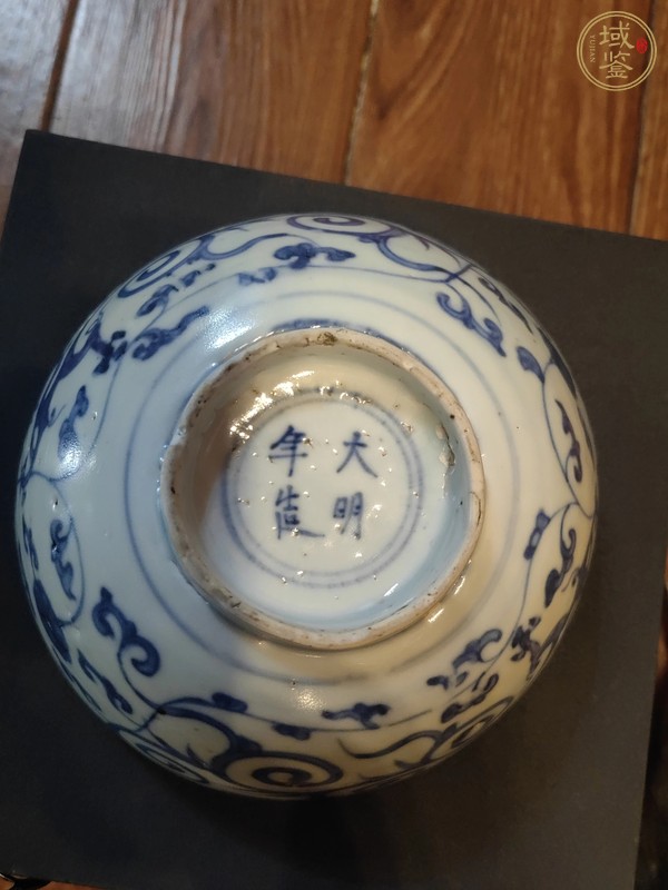 古玩陶瓷草龍碗真品鑒賞圖