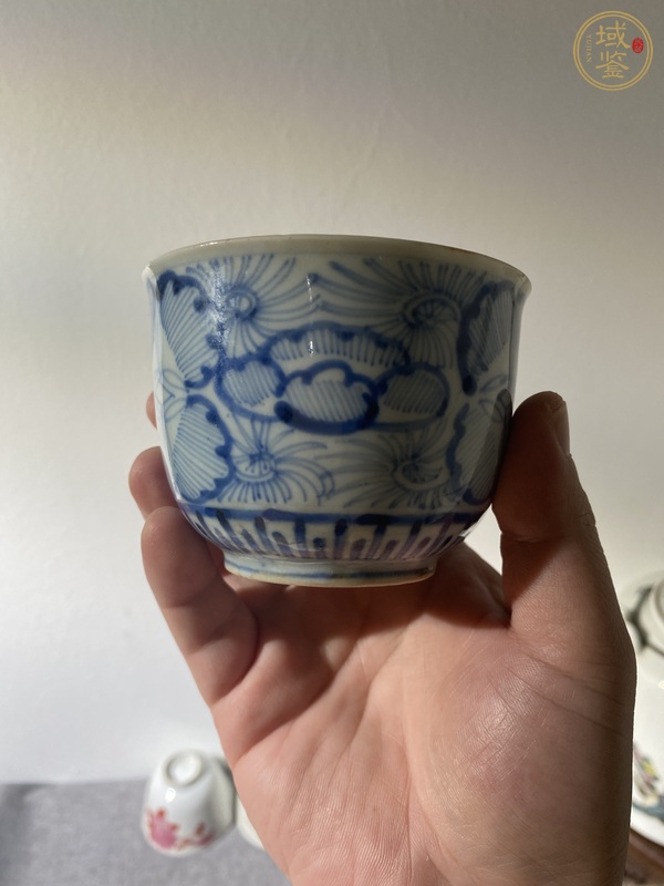 古玩陶瓷青花杯真品鑒賞圖