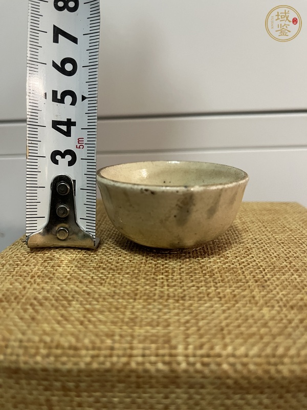 古玩陶瓷磁州窯白釉茶杯真品鑒賞圖