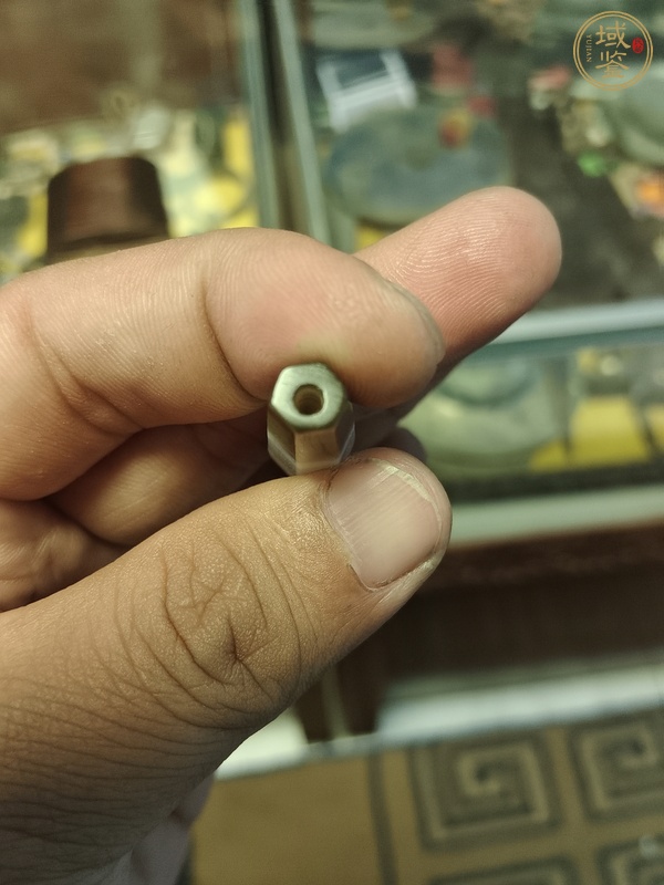 古玩玉器瑪瑙雕多棱珠真品鑒賞圖