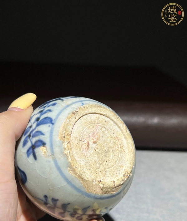 古玩陶瓷青花水盂真品鑒賞圖