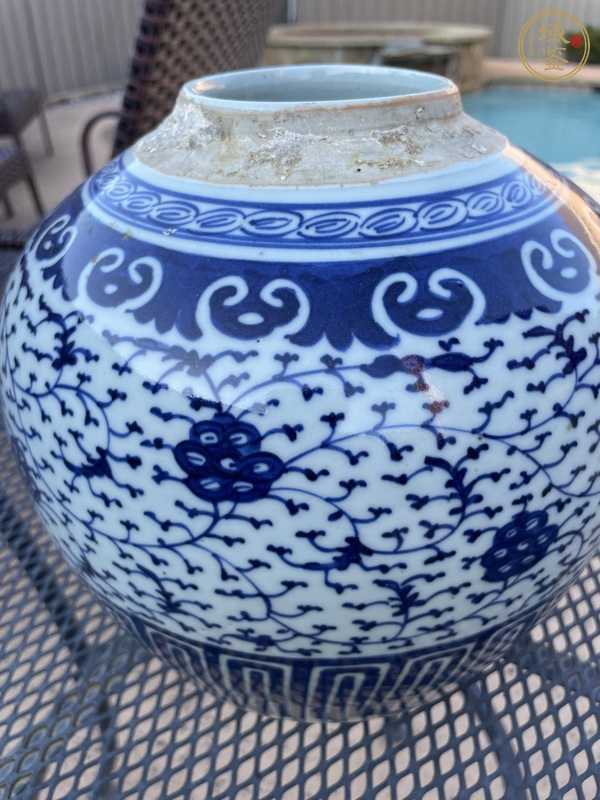古玩陶瓷青花罐真品鑒賞圖