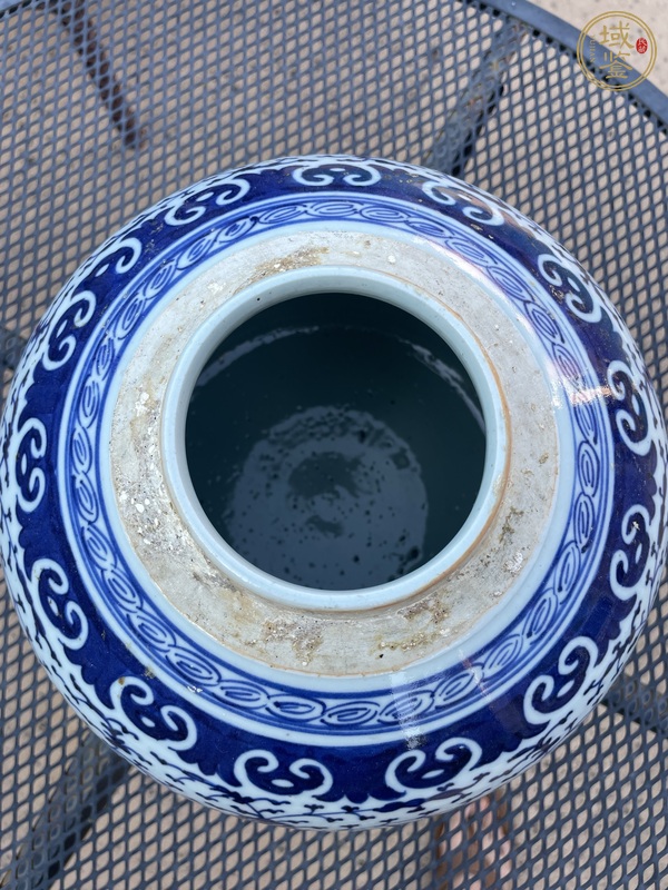 古玩陶瓷青花罐真品鑒賞圖