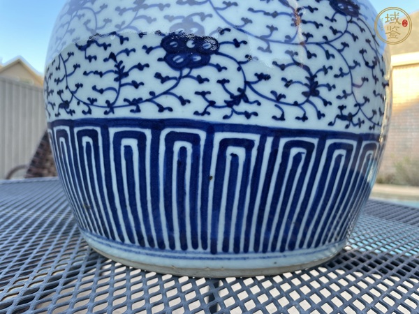 古玩陶瓷青花罐真品鑒賞圖