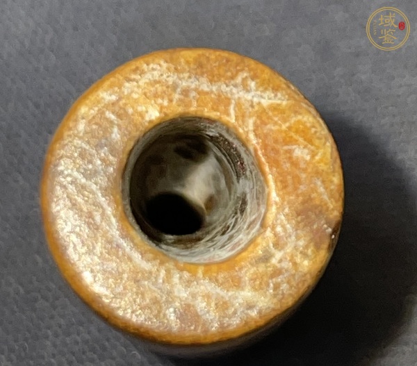 古玩玉器駱越文化管珠真品鑒賞圖