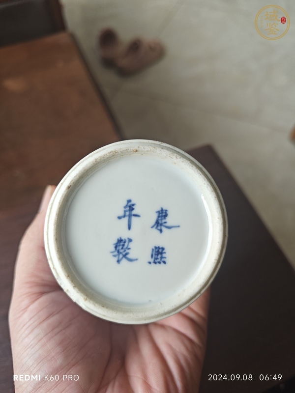 古玩陶瓷青花雙龍穿花紋梅瓶真品鑒賞圖