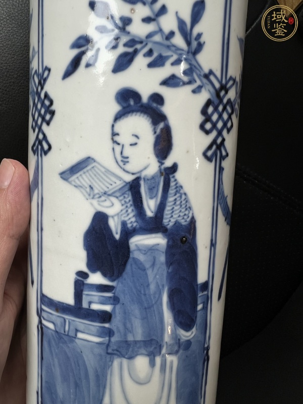 古玩陶瓷花觚真品鑒賞圖