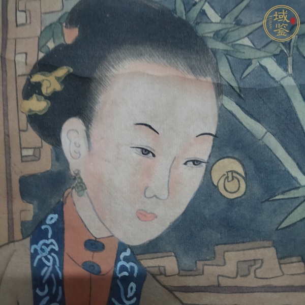 古玩字畫(huà)仕女圖真品鑒賞圖