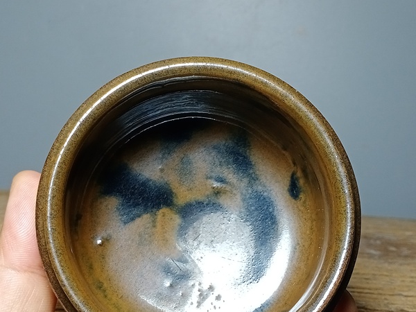 古玩陶瓷磁州窯窯變黑釉香爐拍賣,當(dāng)前價格398元