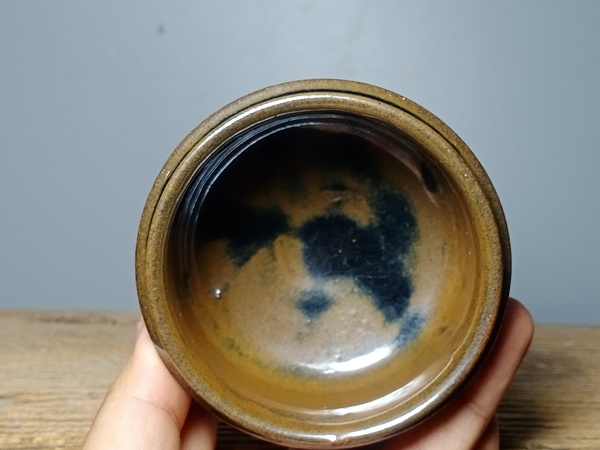 古玩陶瓷磁州窯窯變黑釉香爐拍賣,當(dāng)前價格398元
