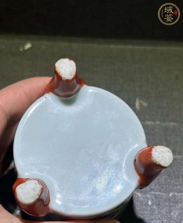 古玩陶瓷雍正·五彩琴爐真品鑒賞圖