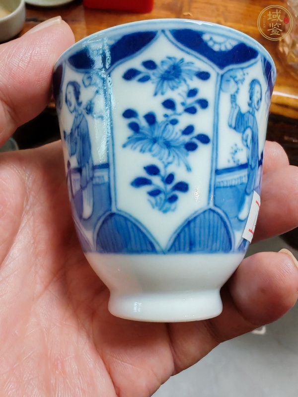 古玩陶瓷青花杯真品鑒賞圖