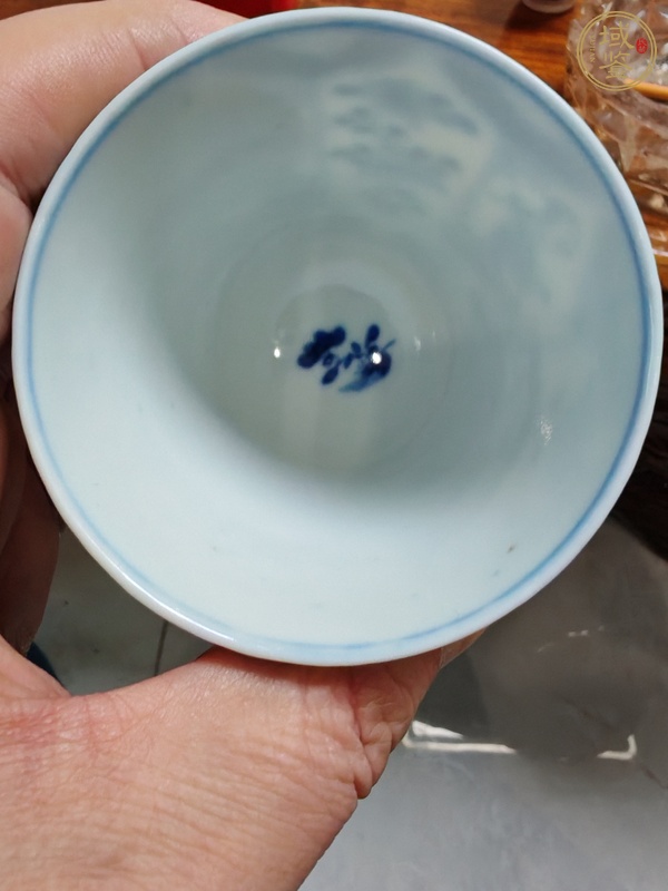 古玩陶瓷青花杯真品鑒賞圖