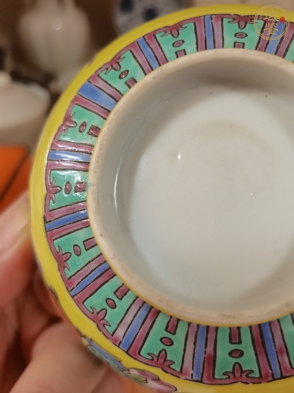 古玩陶瓷福壽紋粉彩碗真品鑒賞圖