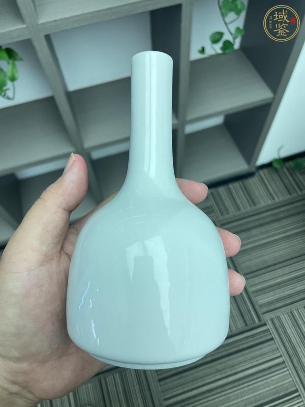 古玩陶瓷白釉搖鈴尊真品鑒賞圖